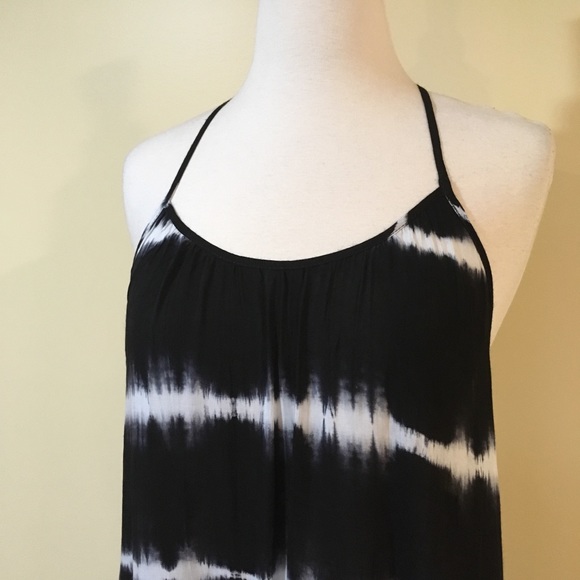 Open Y Back Tie Dye Maxi Dress - Picture 7 of 7